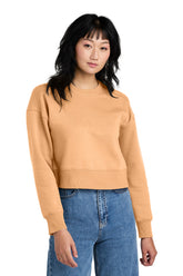 District   Women's Perfect Weight   Fleece Cropped Crew DT1105